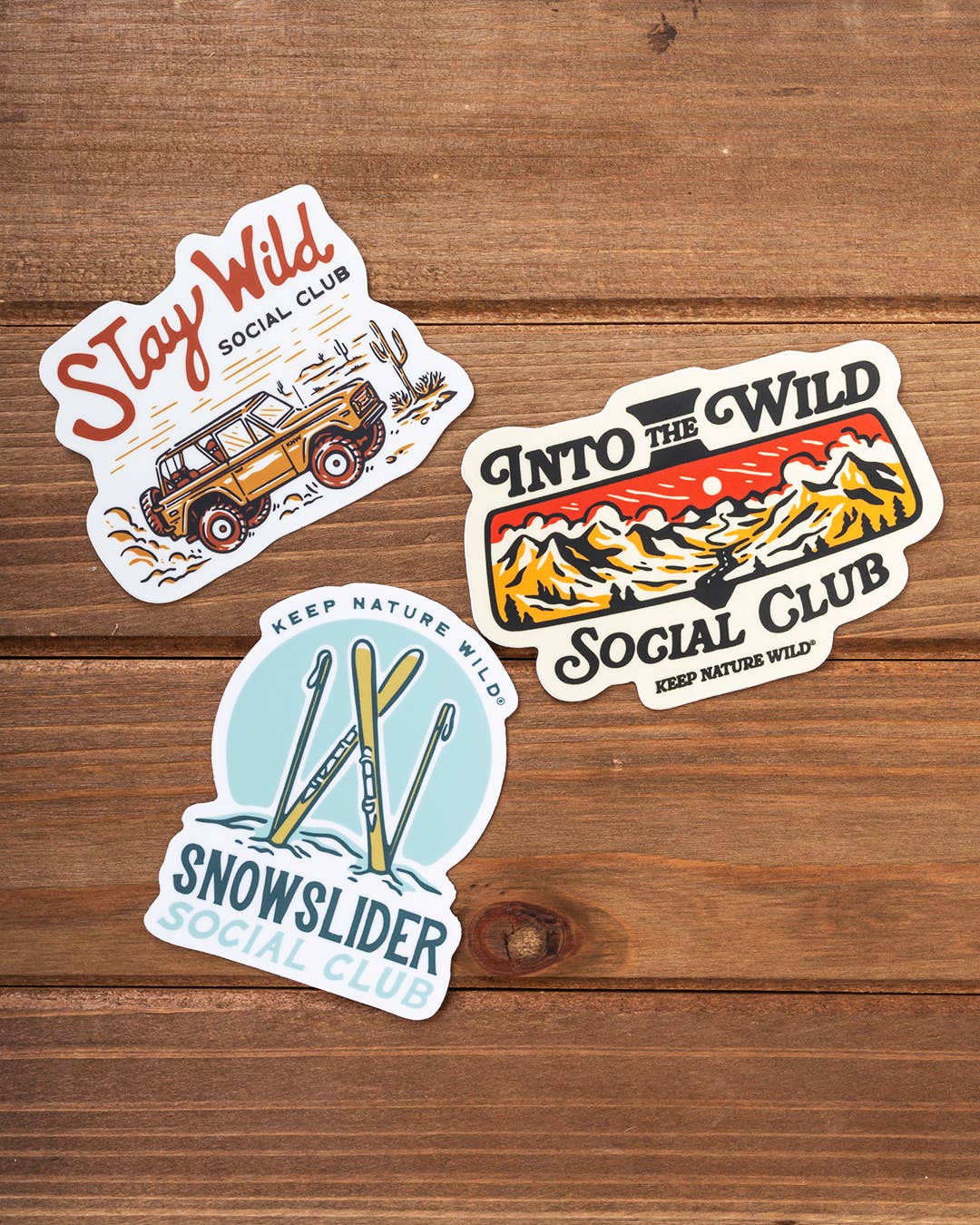 Stay Wild Social Club Sticker