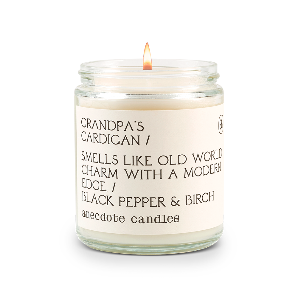 Grandpa’s Cardigan (Black Pepper & Birch) Candle
