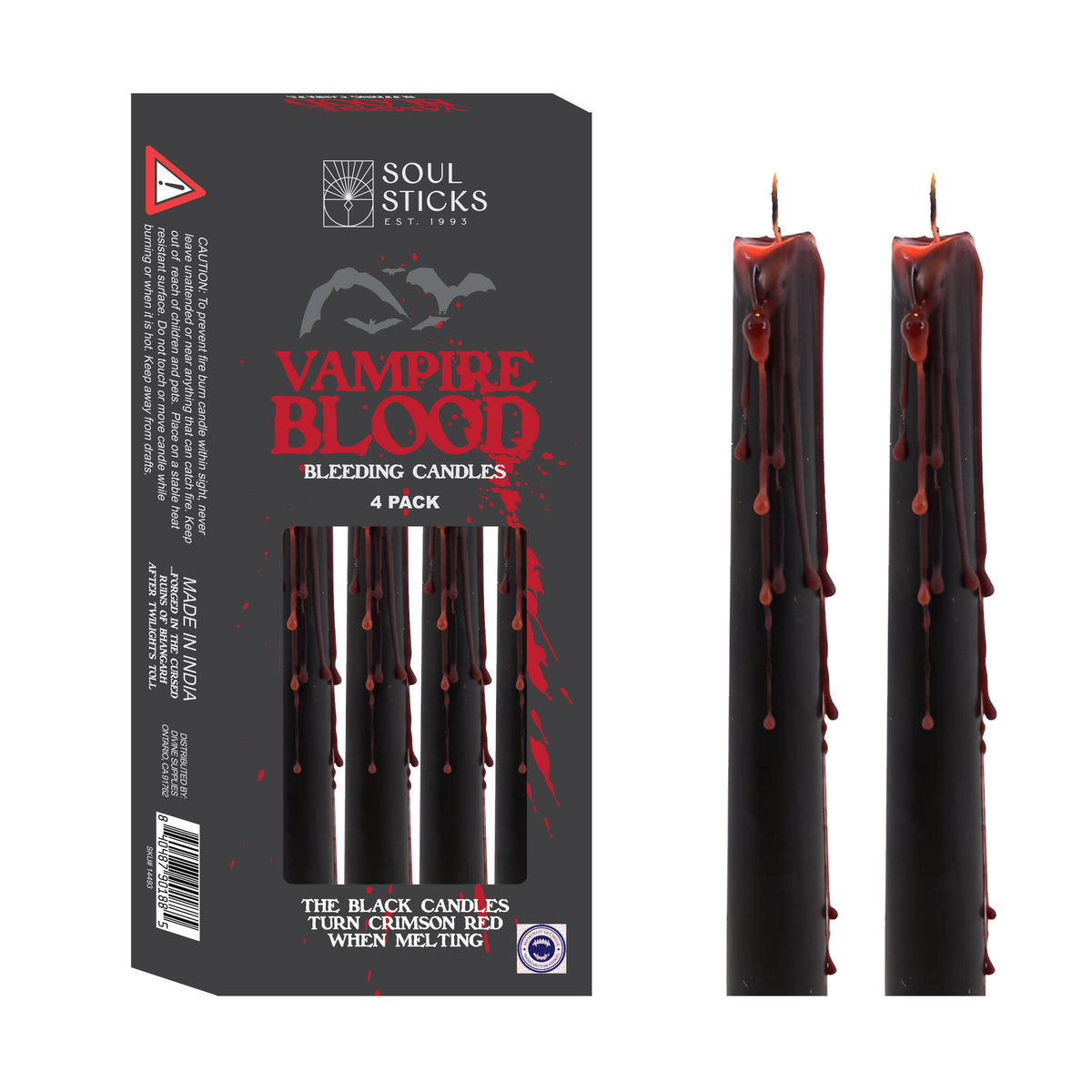 Vampire Blood Candles - Set of 4