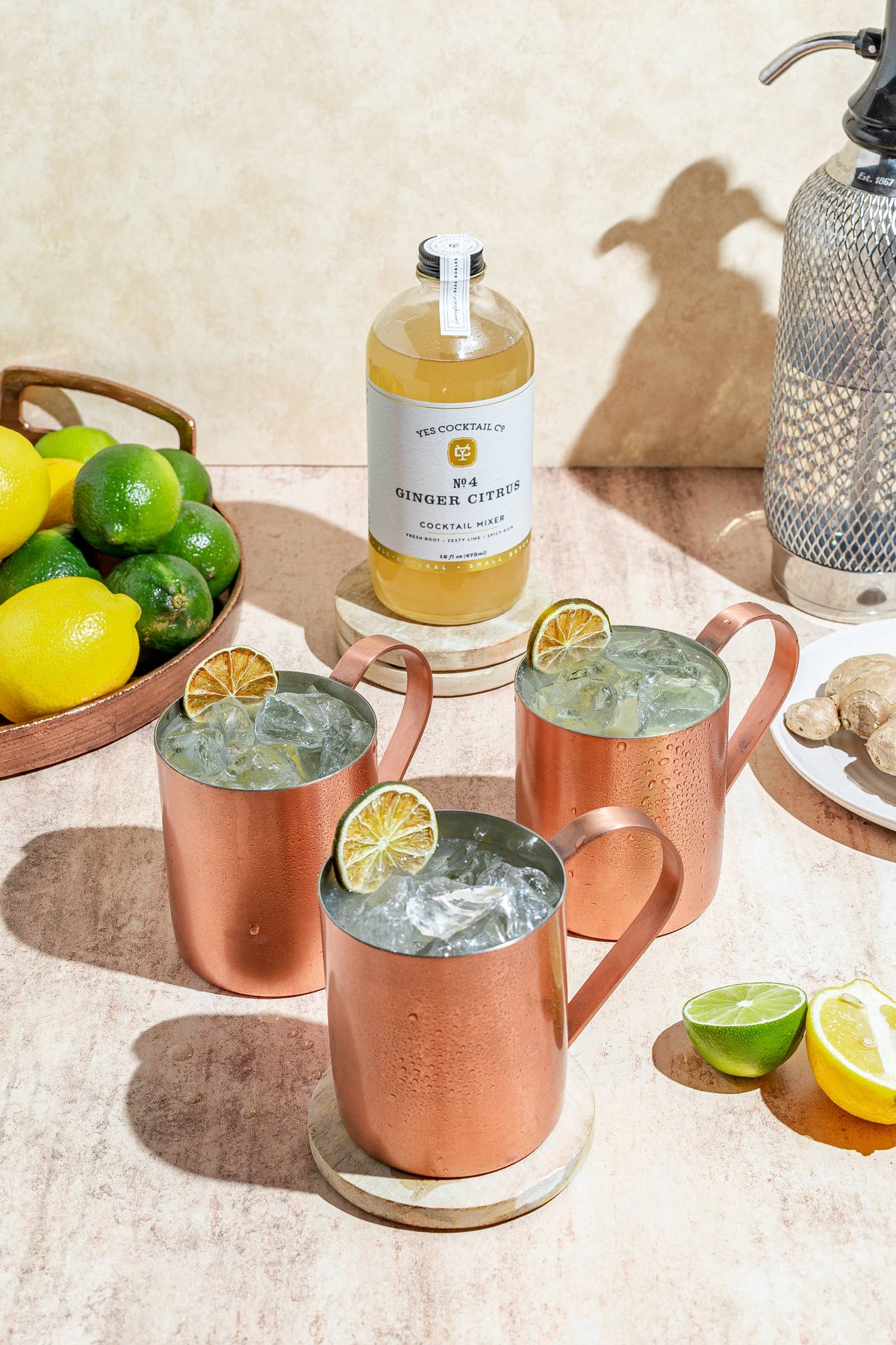 Summer Seasonal: Ginger Citrus Cocktail Mixer
