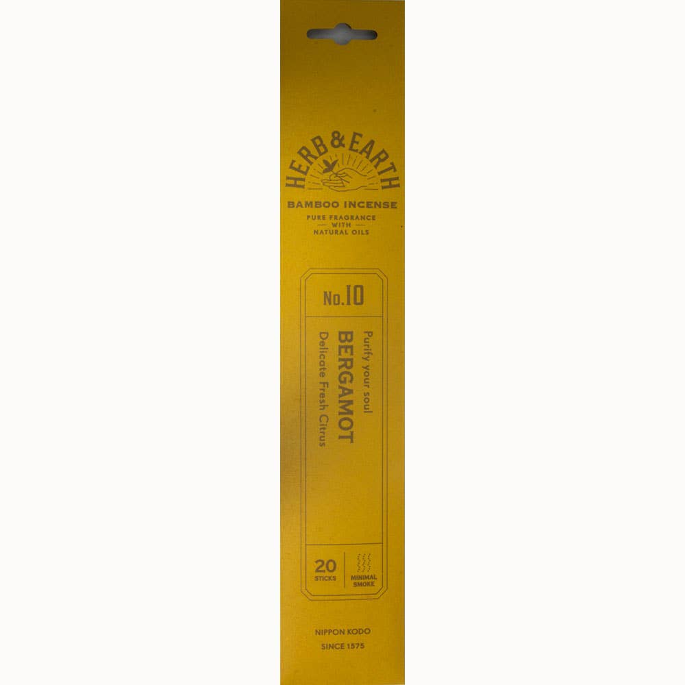 Bergamot Herb &amp; Earth Incense