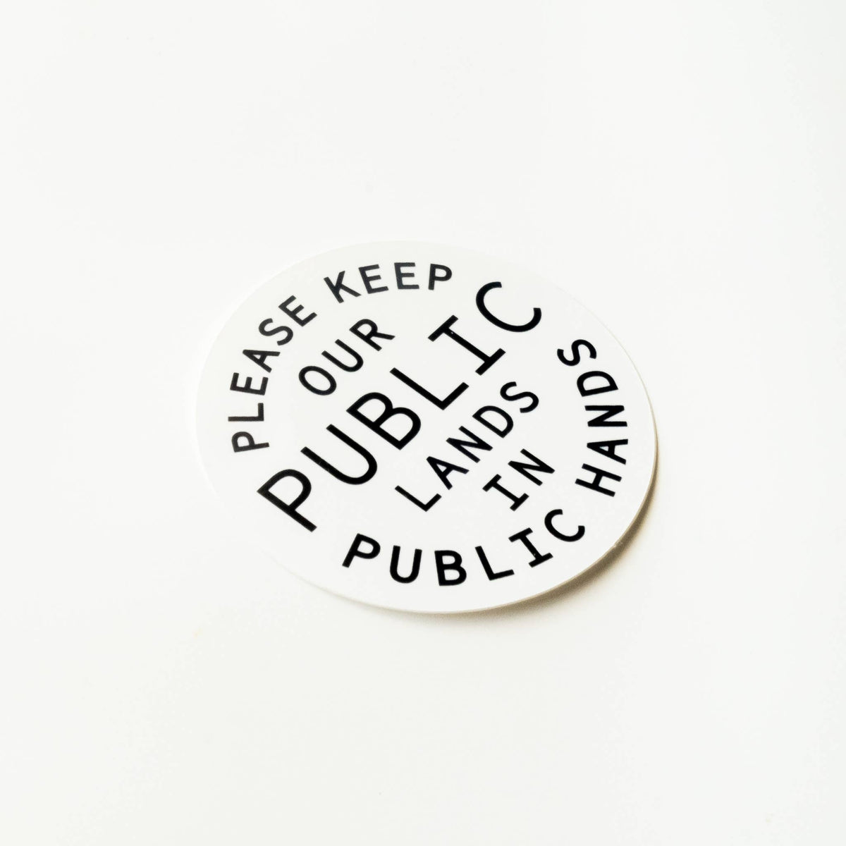 Keep Public Lands, In Public Hands Vinyl Sticker