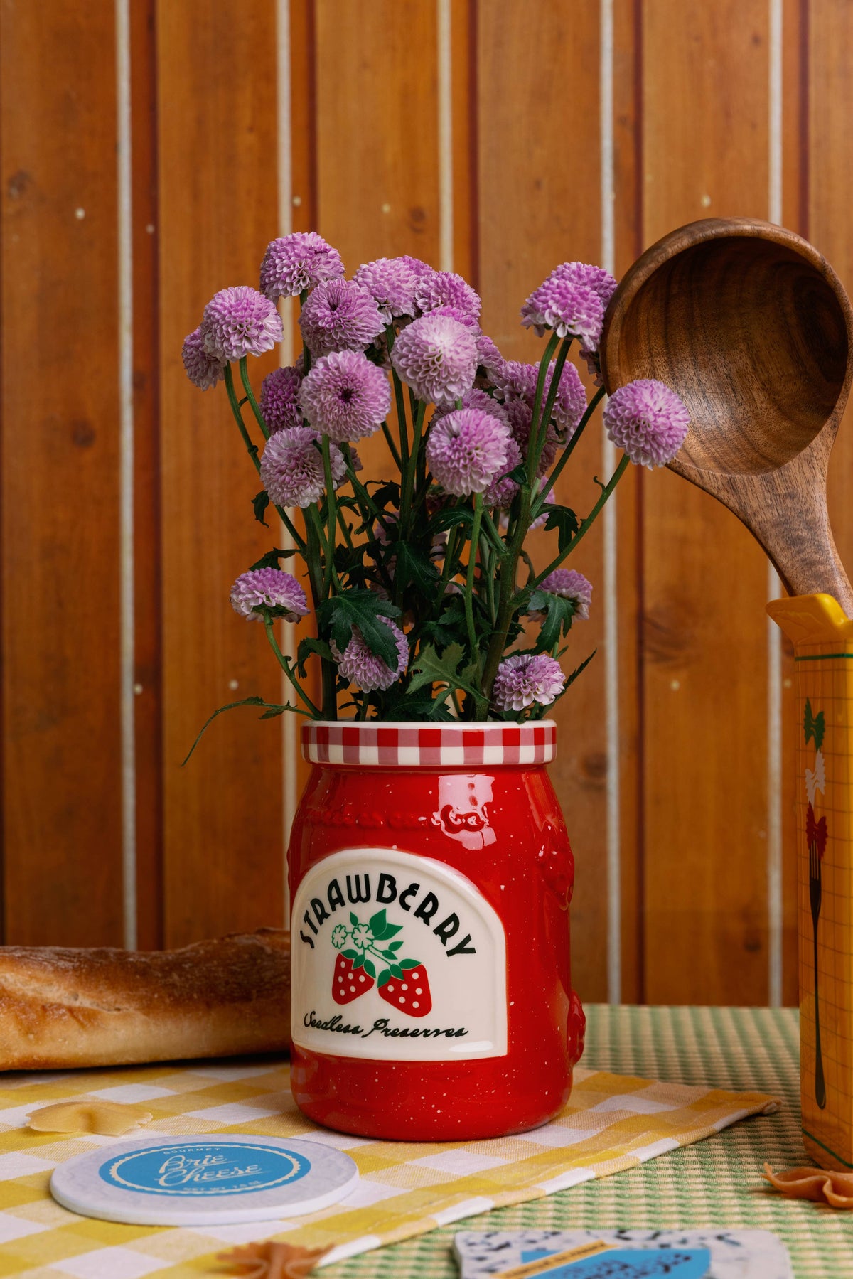 Strawberry Jam Ceramic Vase