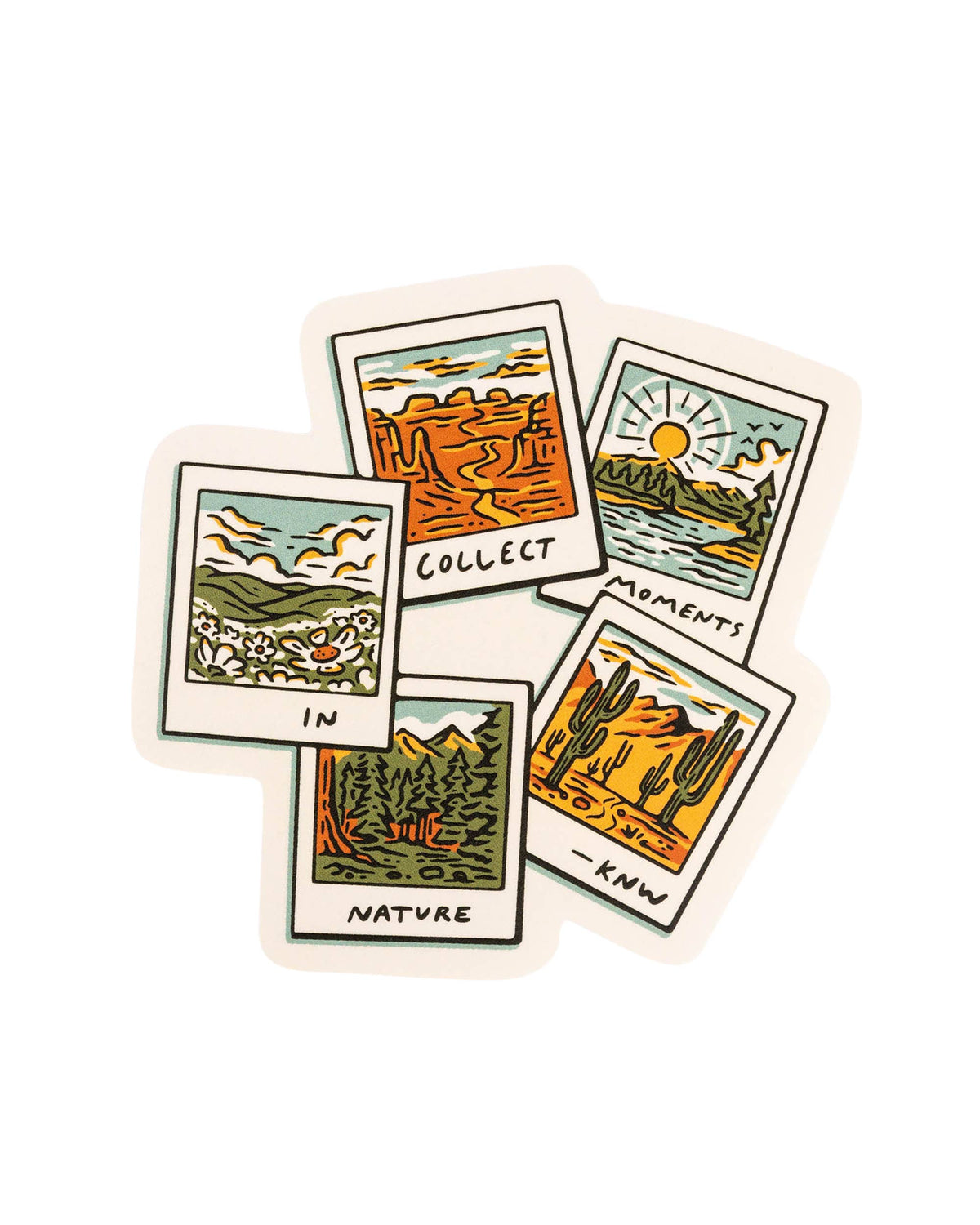 Collect Moments in Nature Sticker