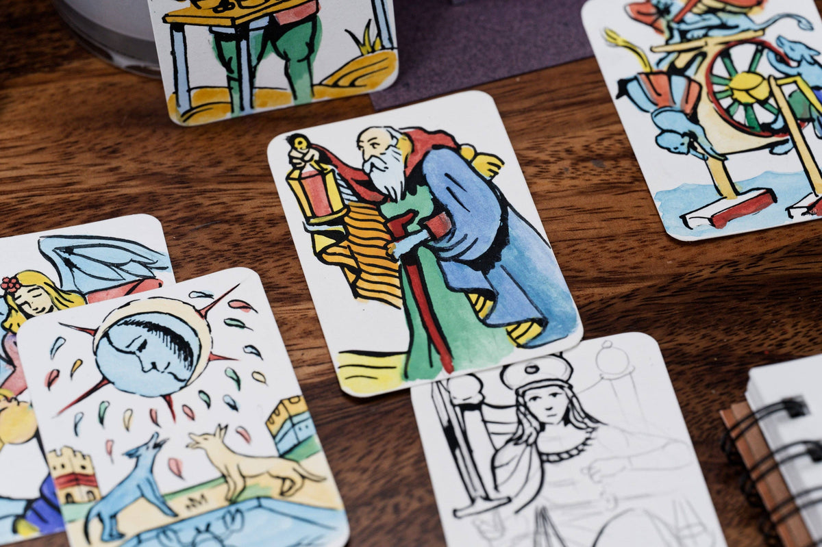 Watercolor Playing Cards - Pack of 20