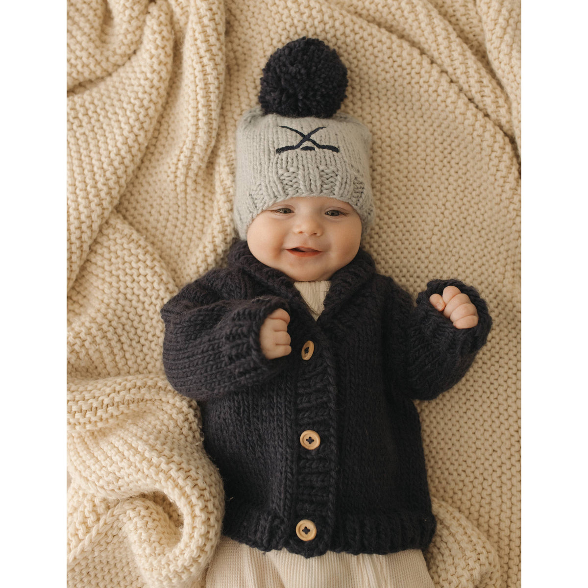 Hockey Beanie Hat Ice Grey Baby &amp; Kids