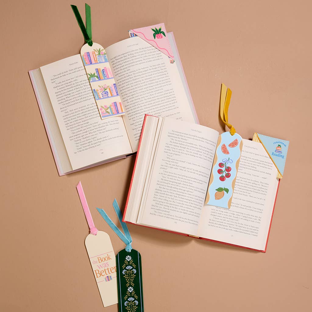 Corner Keeper Fabric Bookmark–Italian Summer