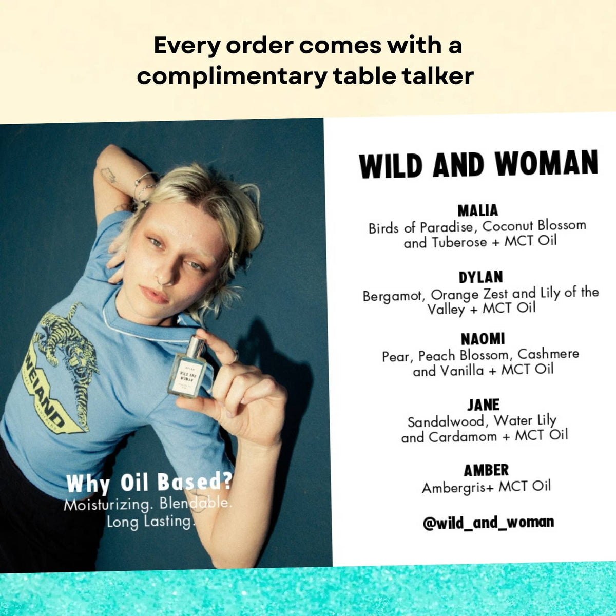 Dylan Perfume Oil - The Nomad - Women's Citrus Scent