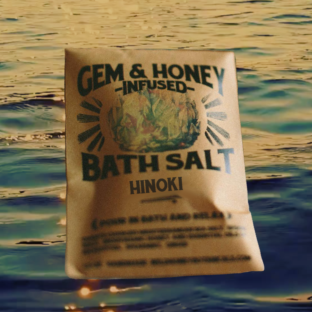 Hinoki Bath Soak or Body Scrub