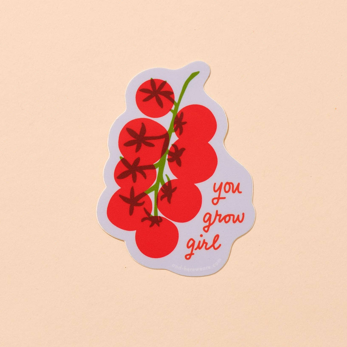 Grow Girl Vinyl Sticker