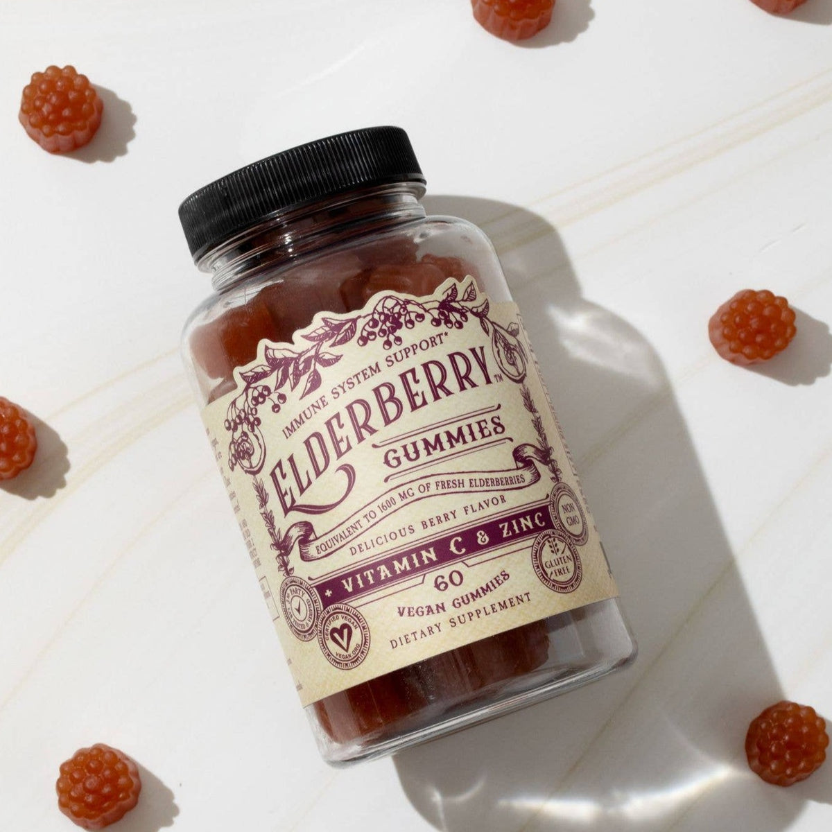 Elderberry Gummies with Zinc + Vitamin C