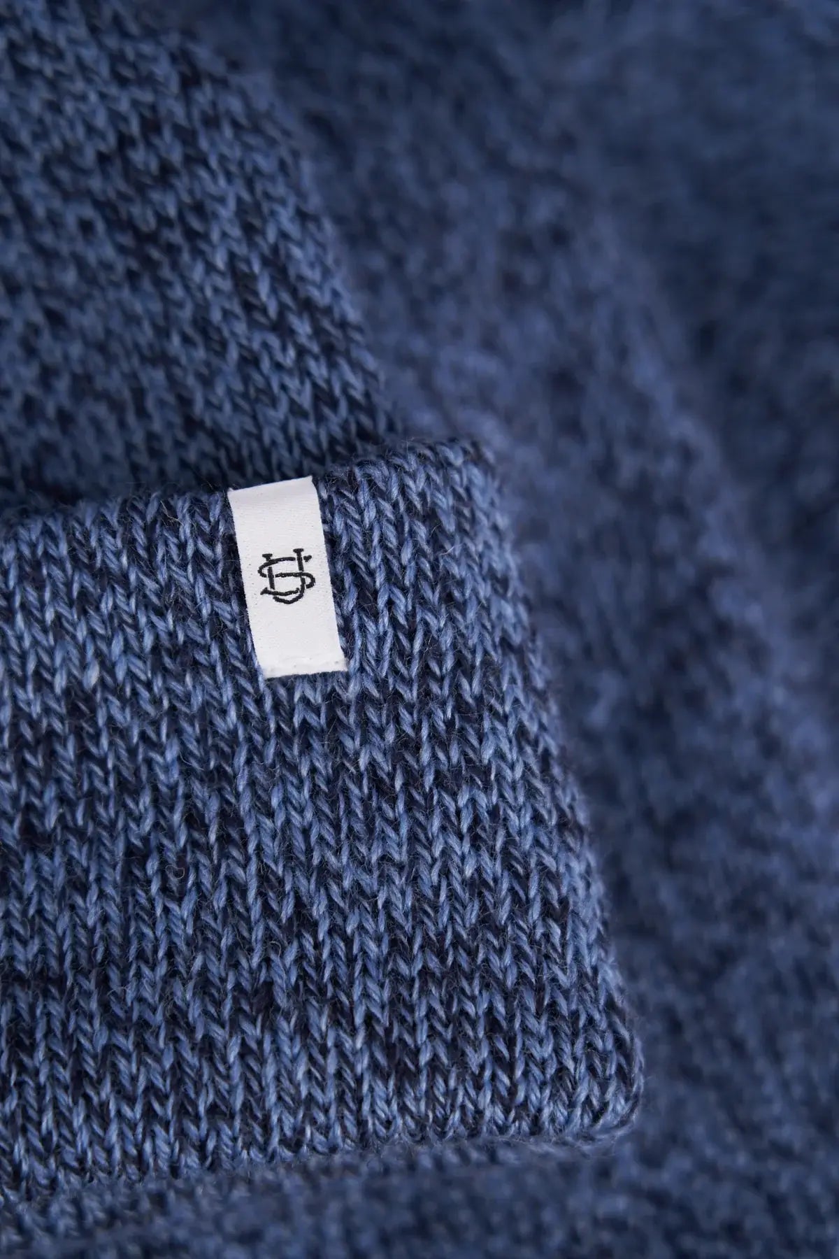 Upcycled Wool Sky Melange Ragg Beanie