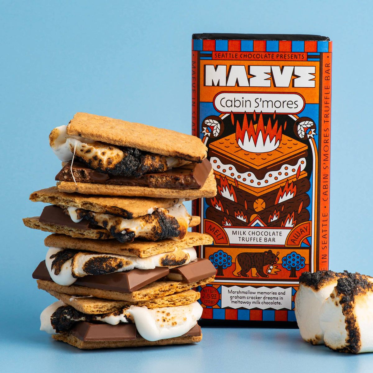 Cabin S'mores Truffle Bar