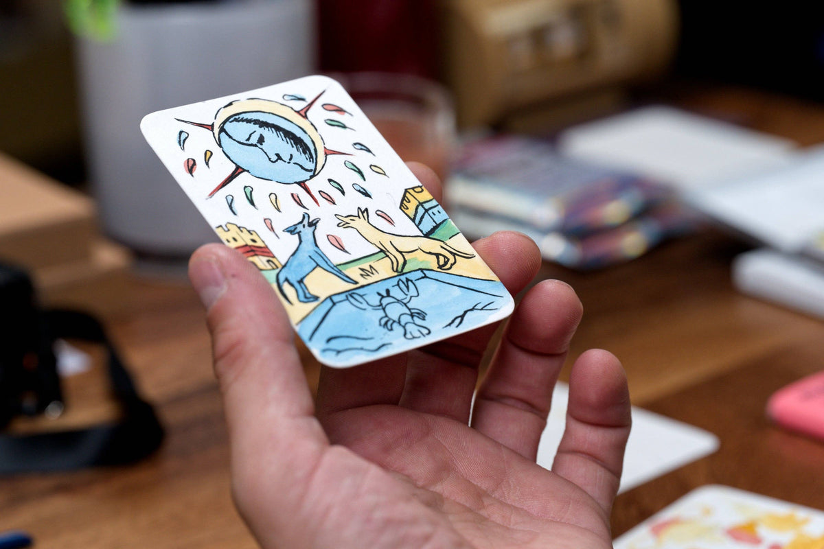 Watercolor Playing Cards - Pack of 20