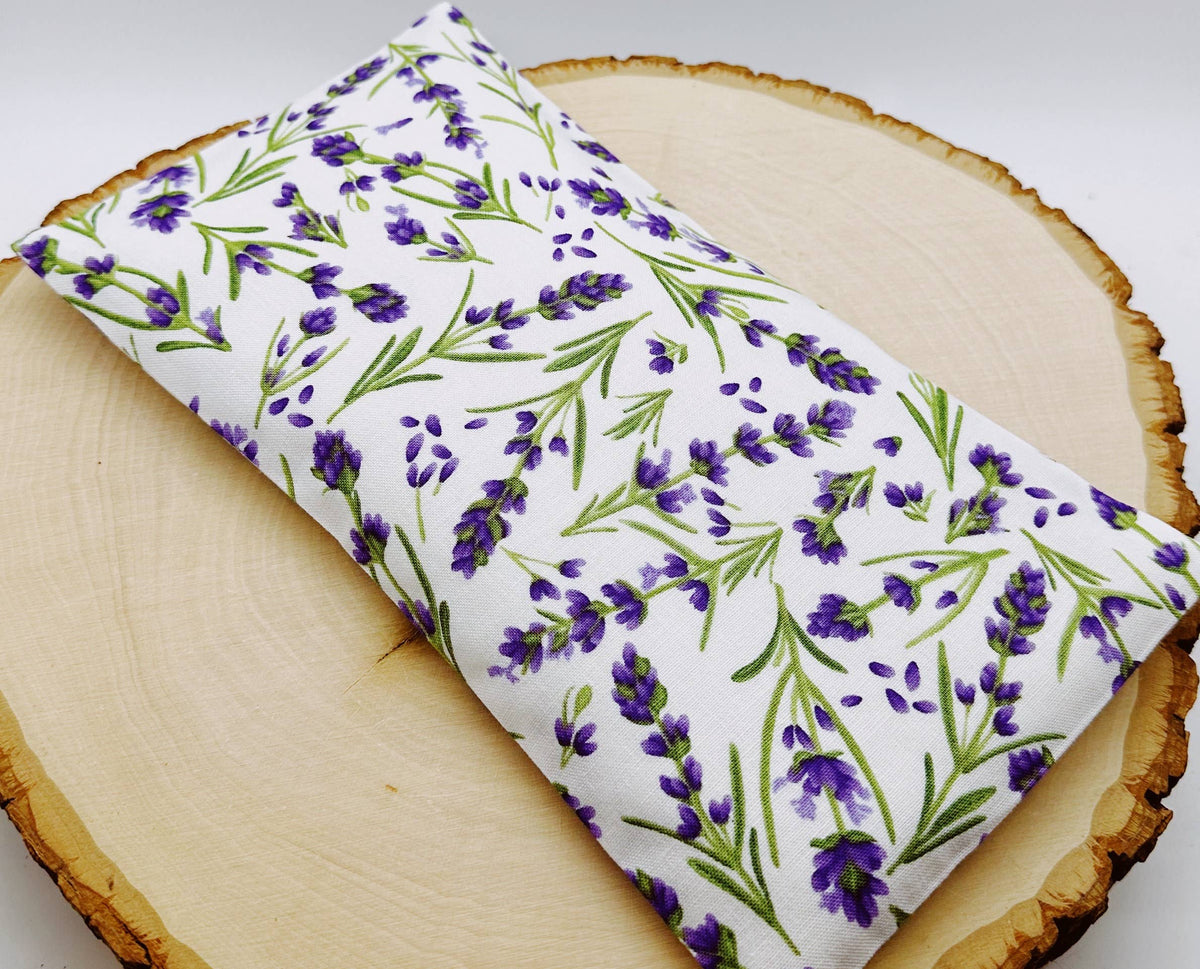 Lavender Eye Pillow with Washable Cover-White Lavender Field