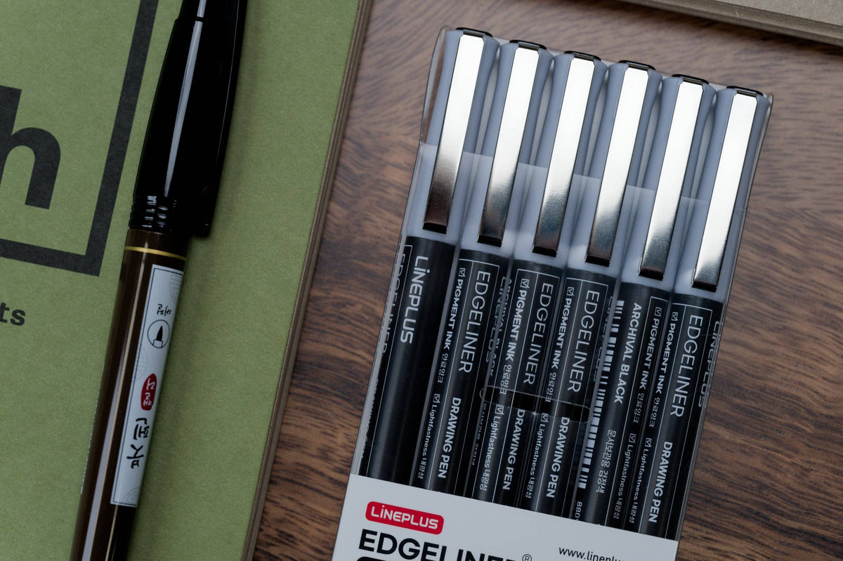 Edgeliner Pigment Pens - Set of 6