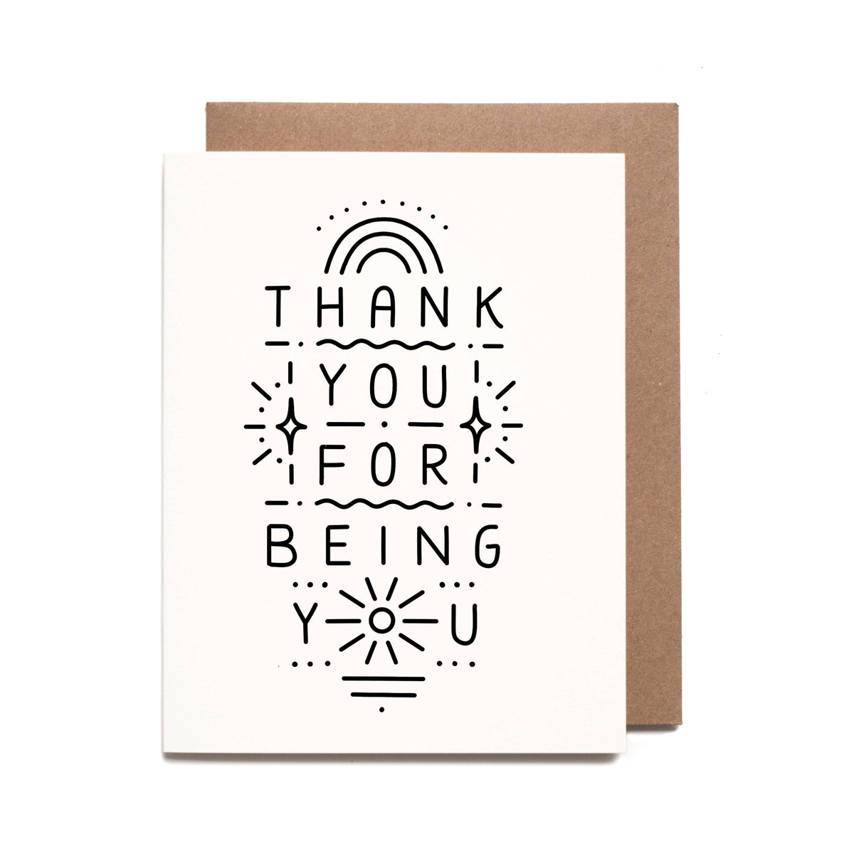 Thank You for Being You Card