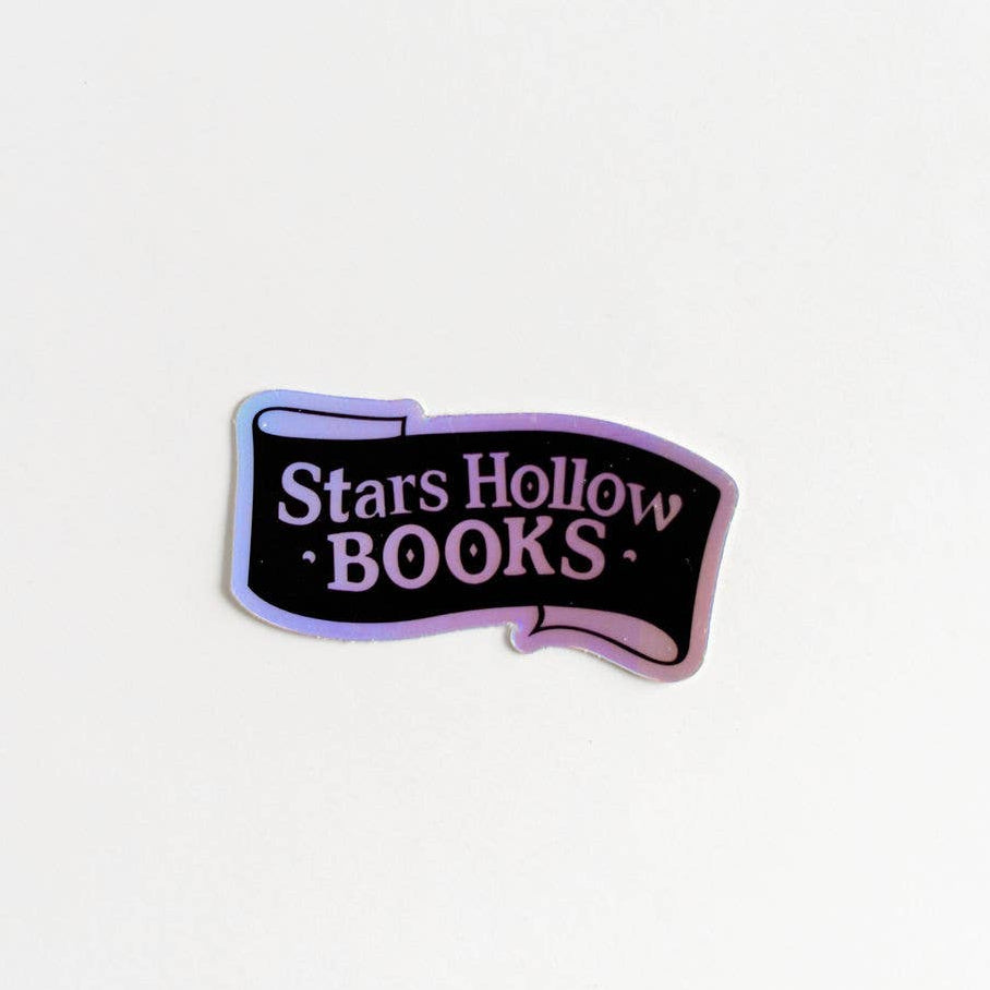 Stars Hollow Books Holographic Sticker – Gilmore Girls Fan