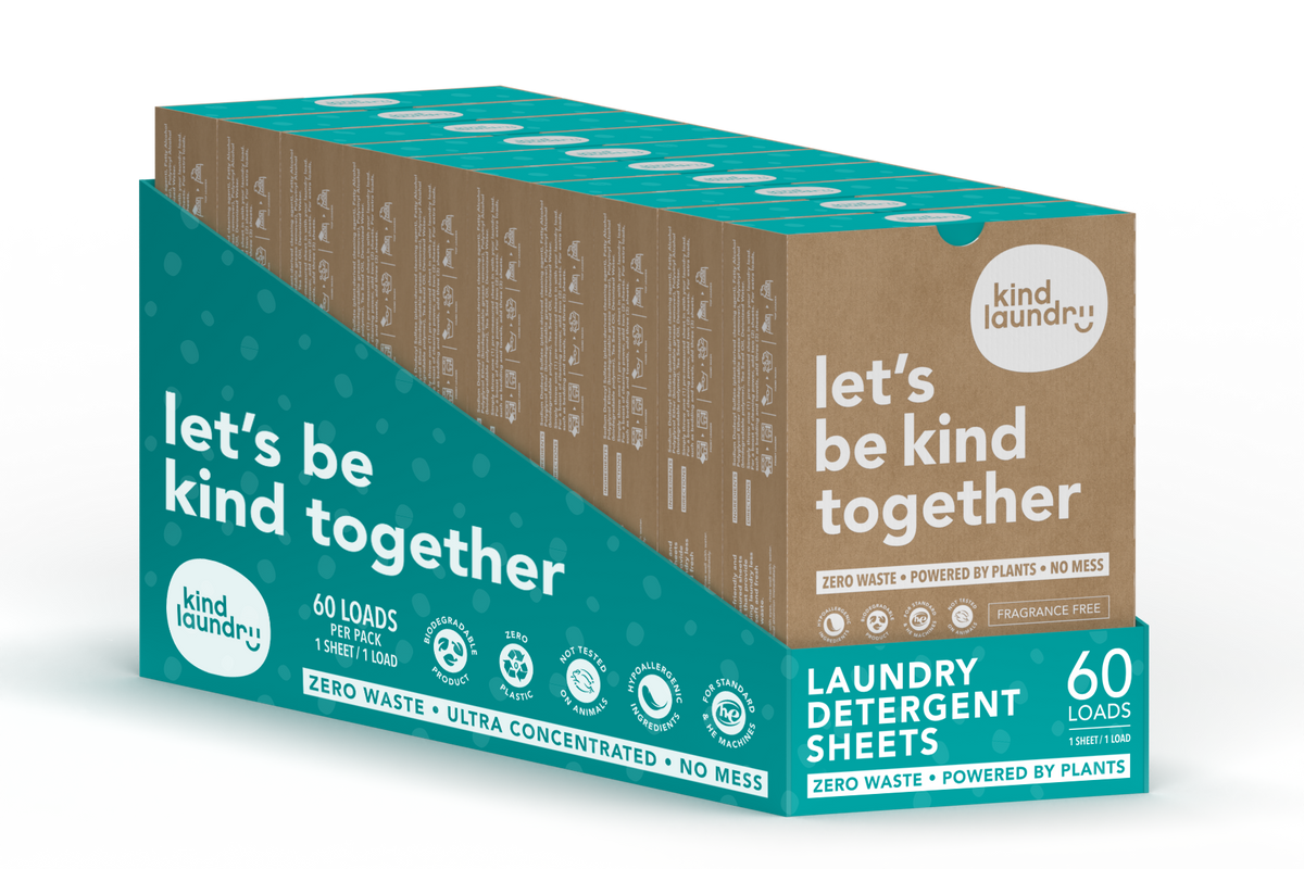 Zero Waste Laundry Detergent Sheets (Fragrance-Free)