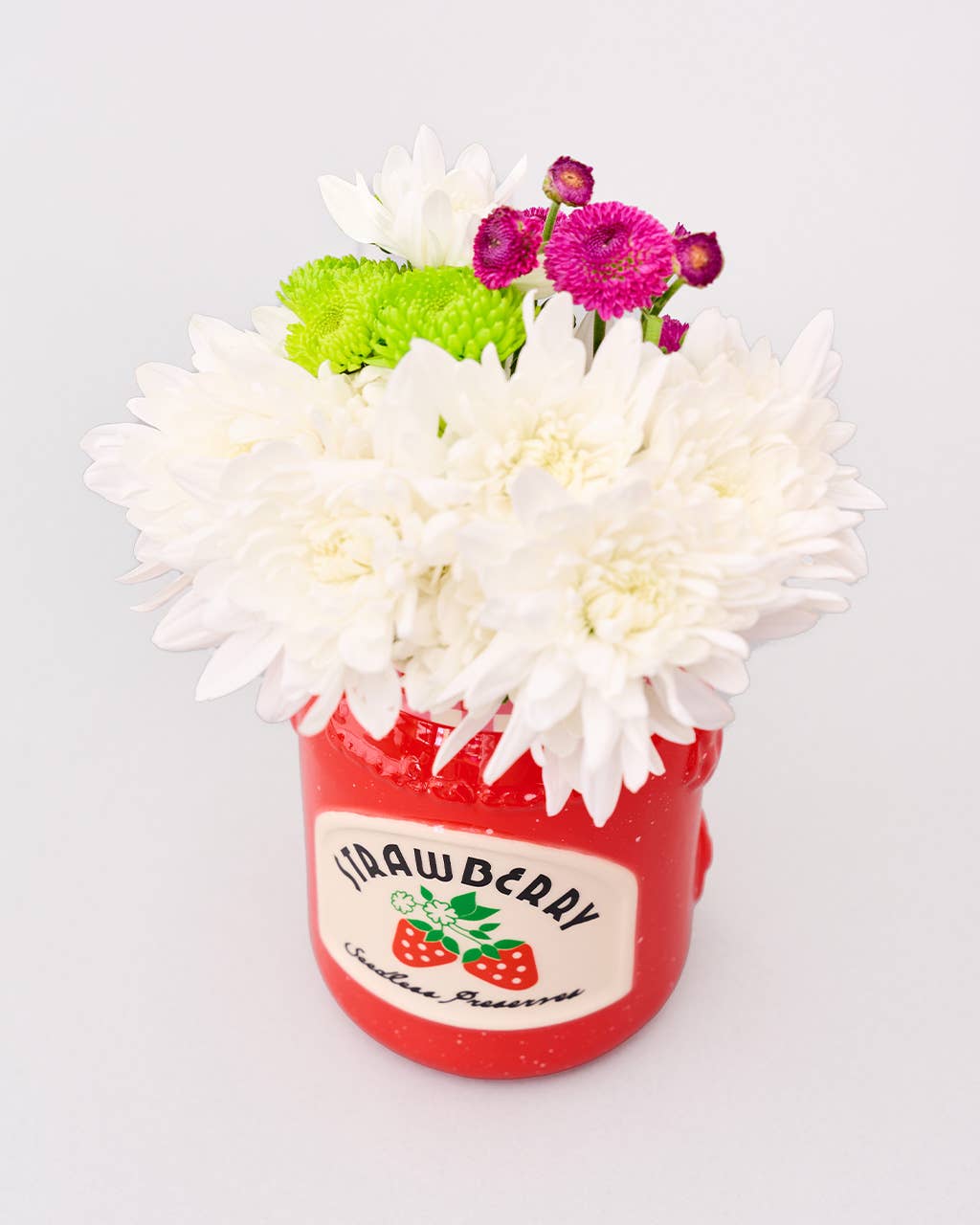 Strawberry Jam Ceramic Vase