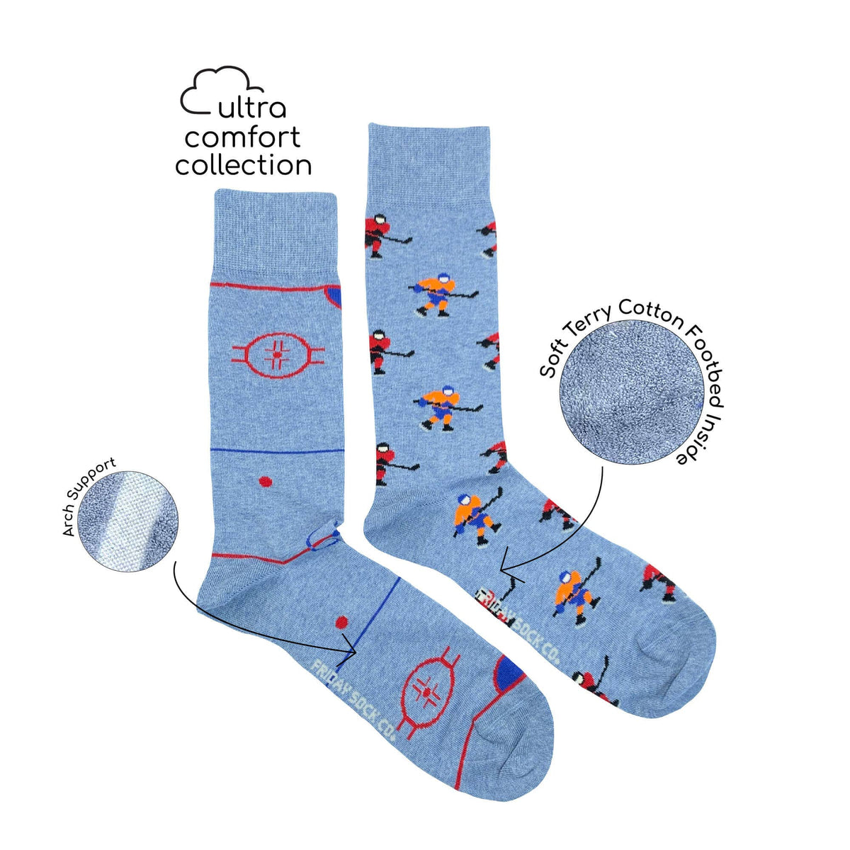 Hockey Men&#39;s Ultra Comfort Fit Socks