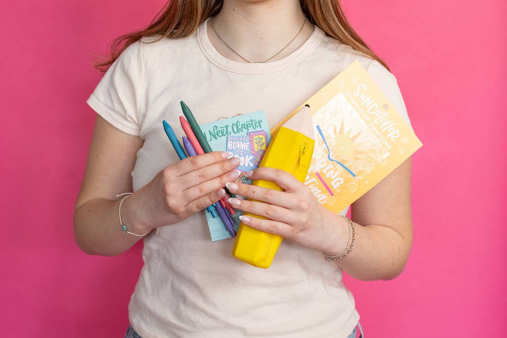 Bookish Babe Reading Jotter Colored Gel Pen Gift Set