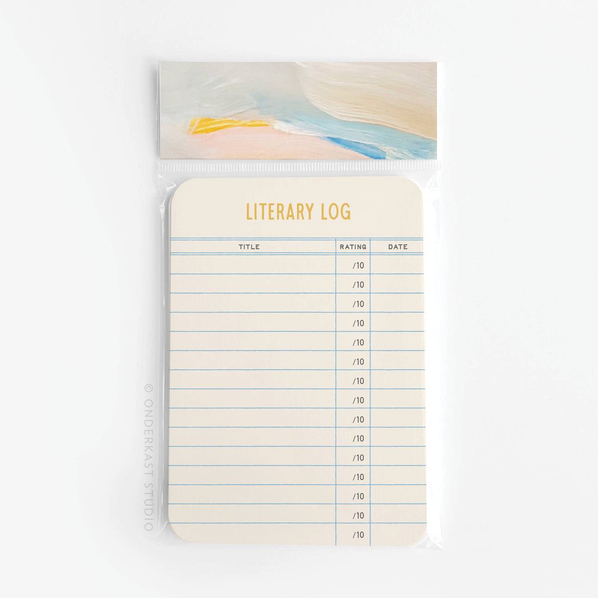 Literary Log Book Review Cards