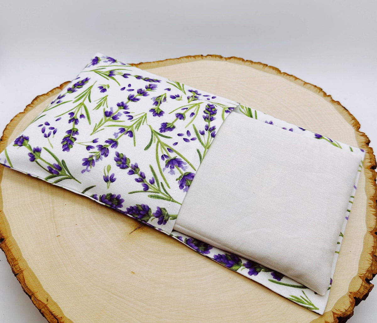 Lavender Eye Pillow with Washable Cover-White Lavender Field