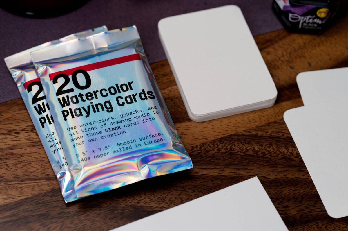 Watercolor Playing Cards - Pack of 20