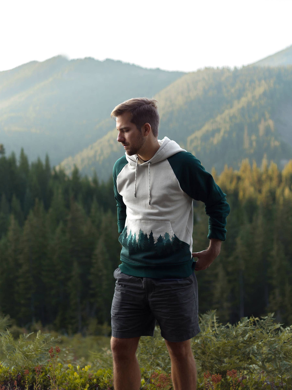 Fading Forest Organic Hoodie