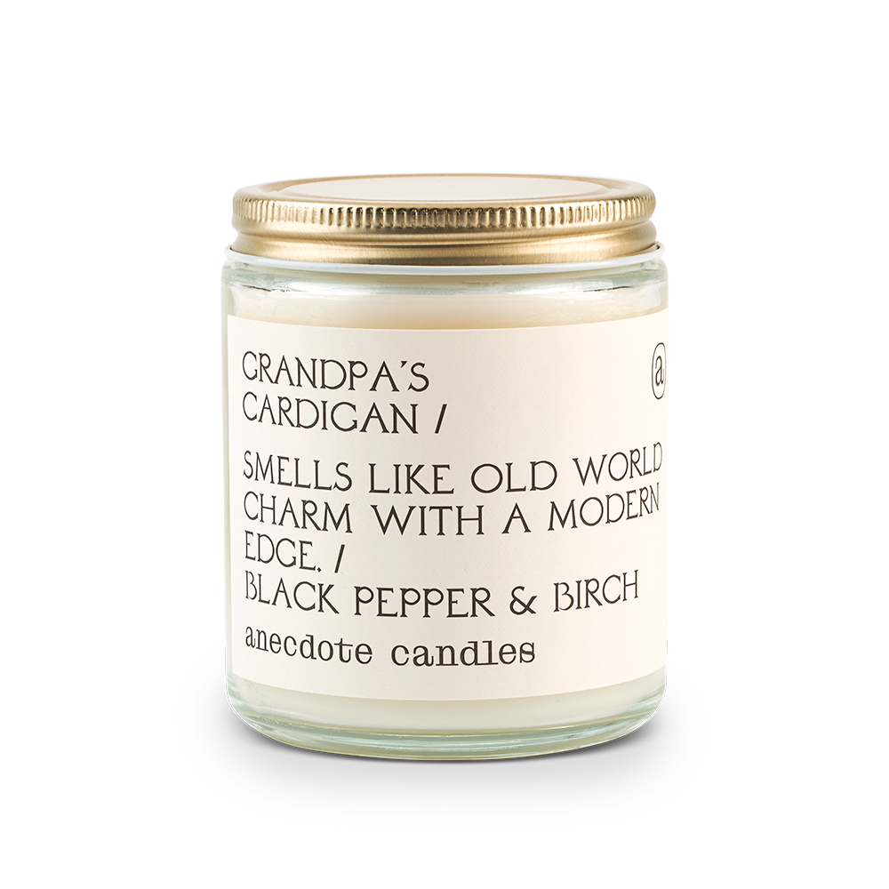 Grandpa’s Cardigan (Black Pepper & Birch) Candle