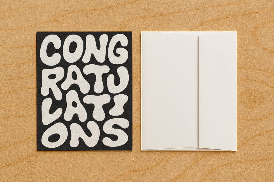 Congratulations Blank Card