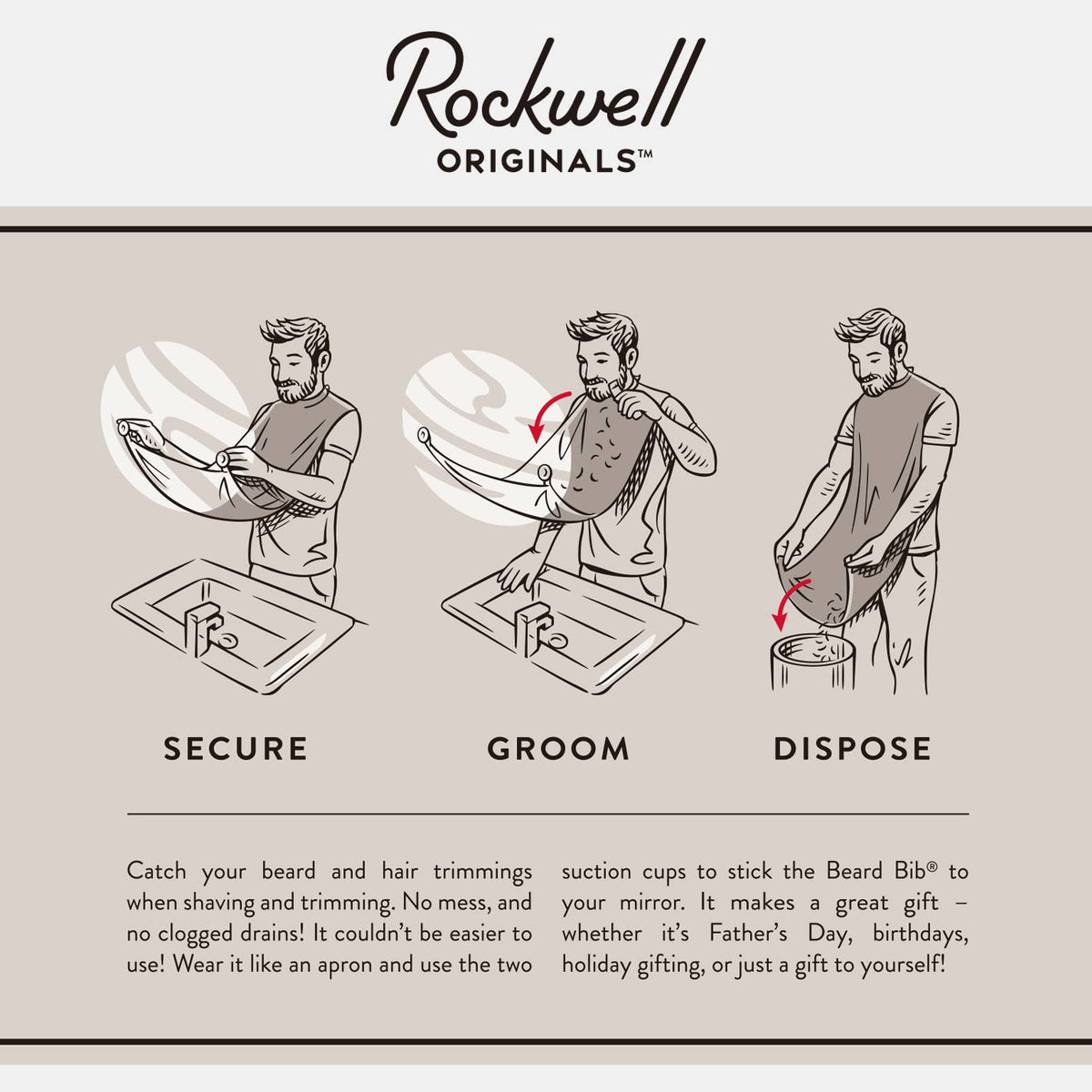 Rockwell Beard Bib