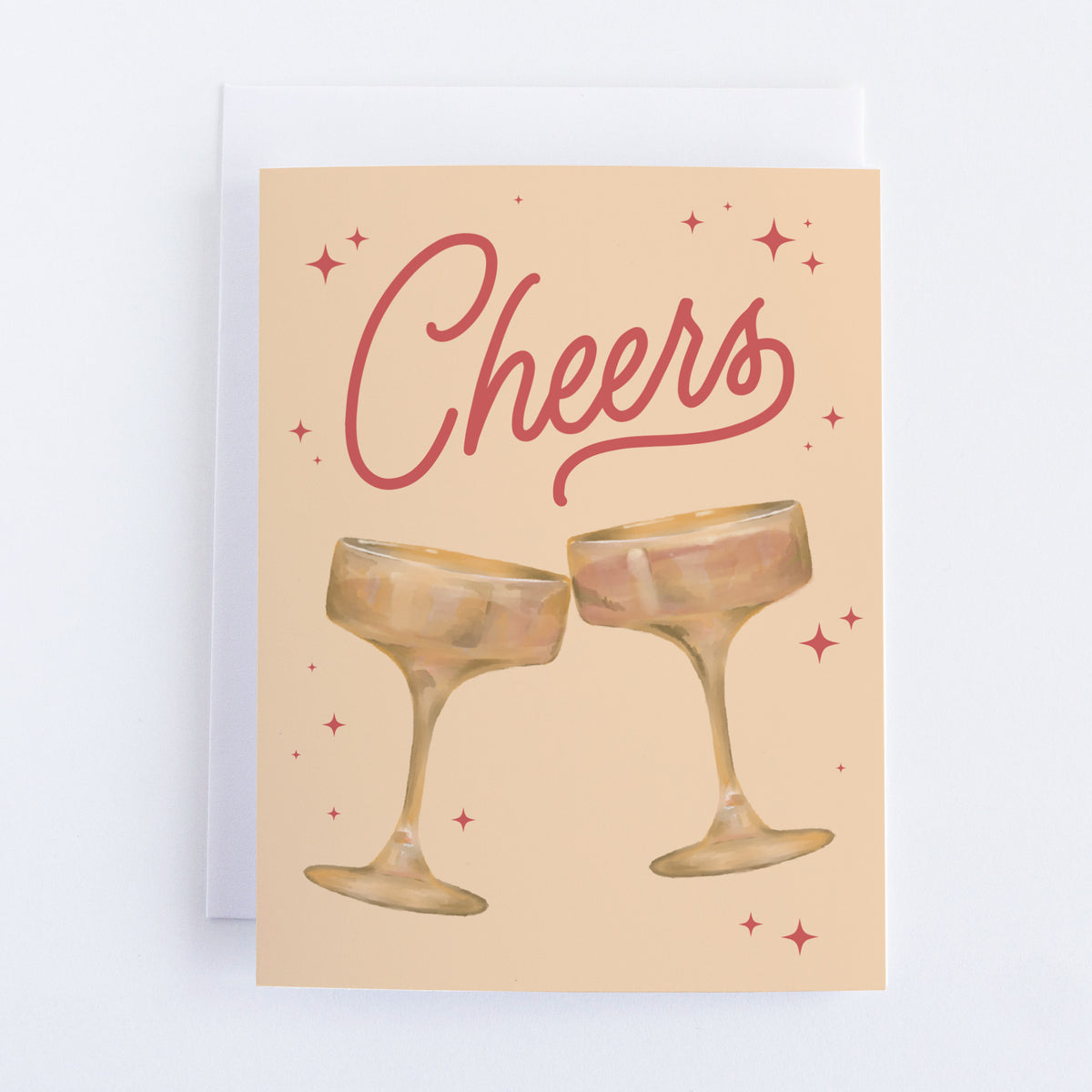 Cheers Sparkle Greeting Card