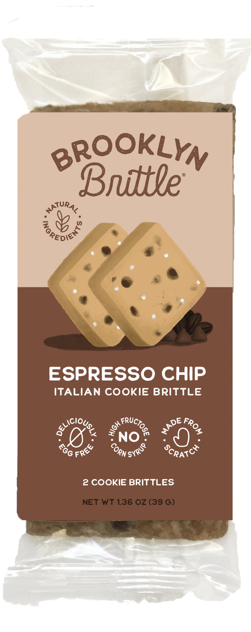 Espresso Chip Snack Pack - Grab & Go