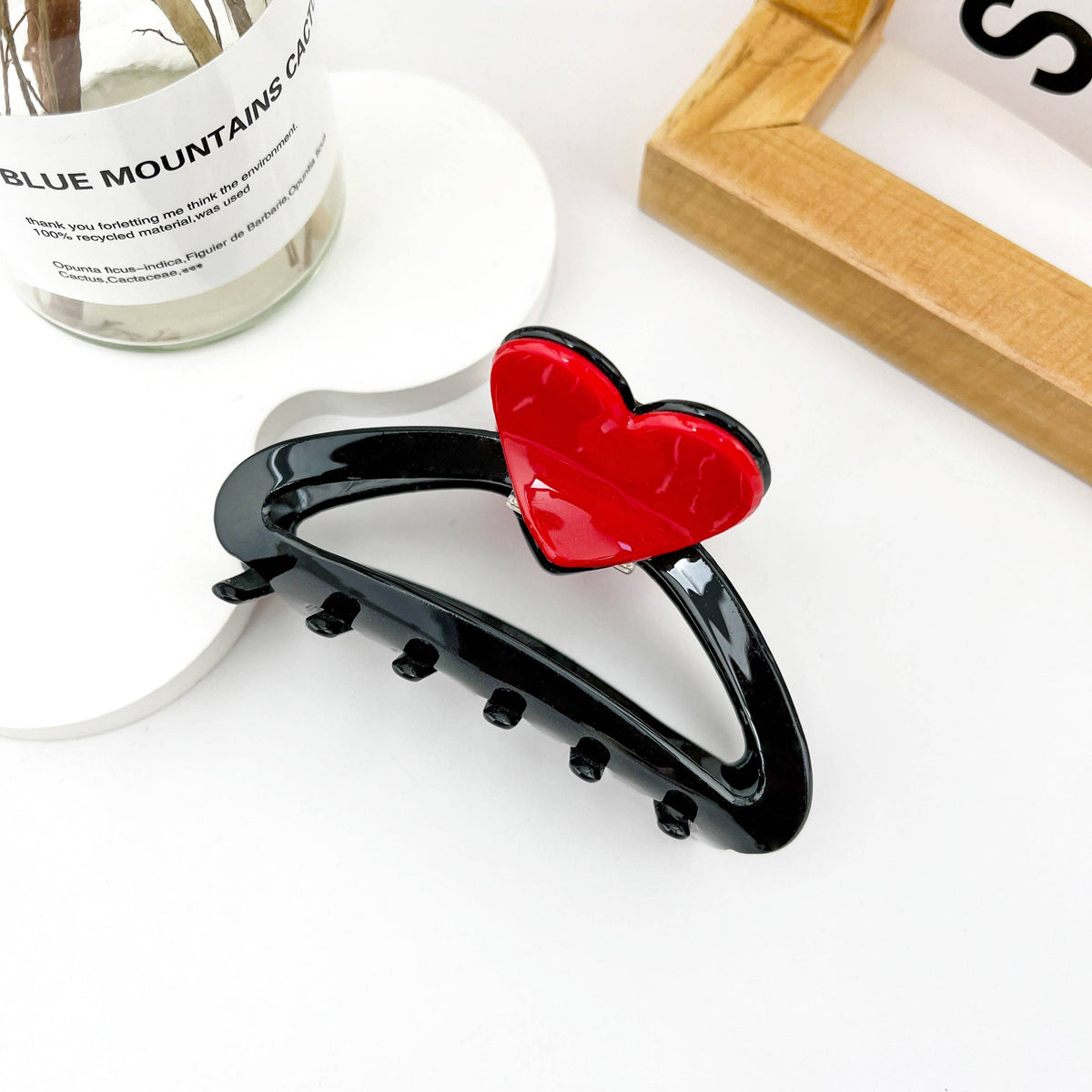 Heart-Shaped Love Hair Claw Clip