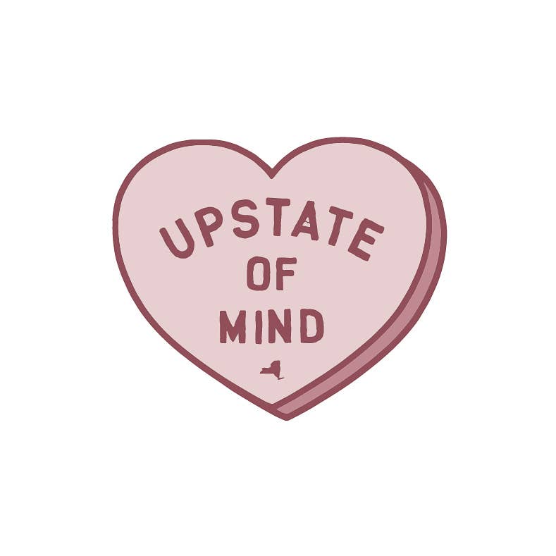 I Heart Upstate of Mind Sticker