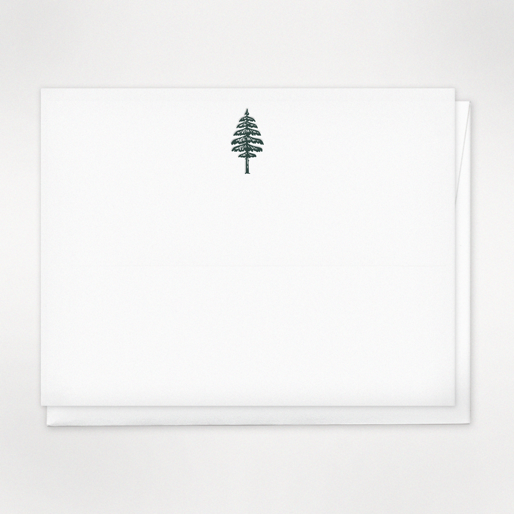 Spruce Tree - Letterpress Boxed Note Sets