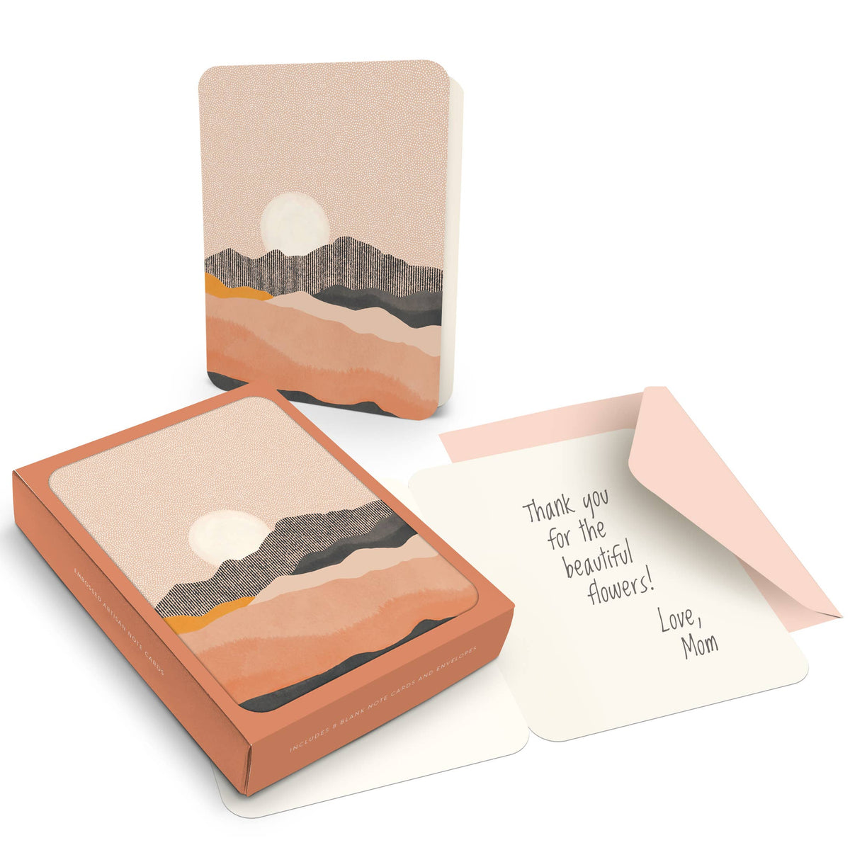 Artisan Notecards Sun on the Horizon