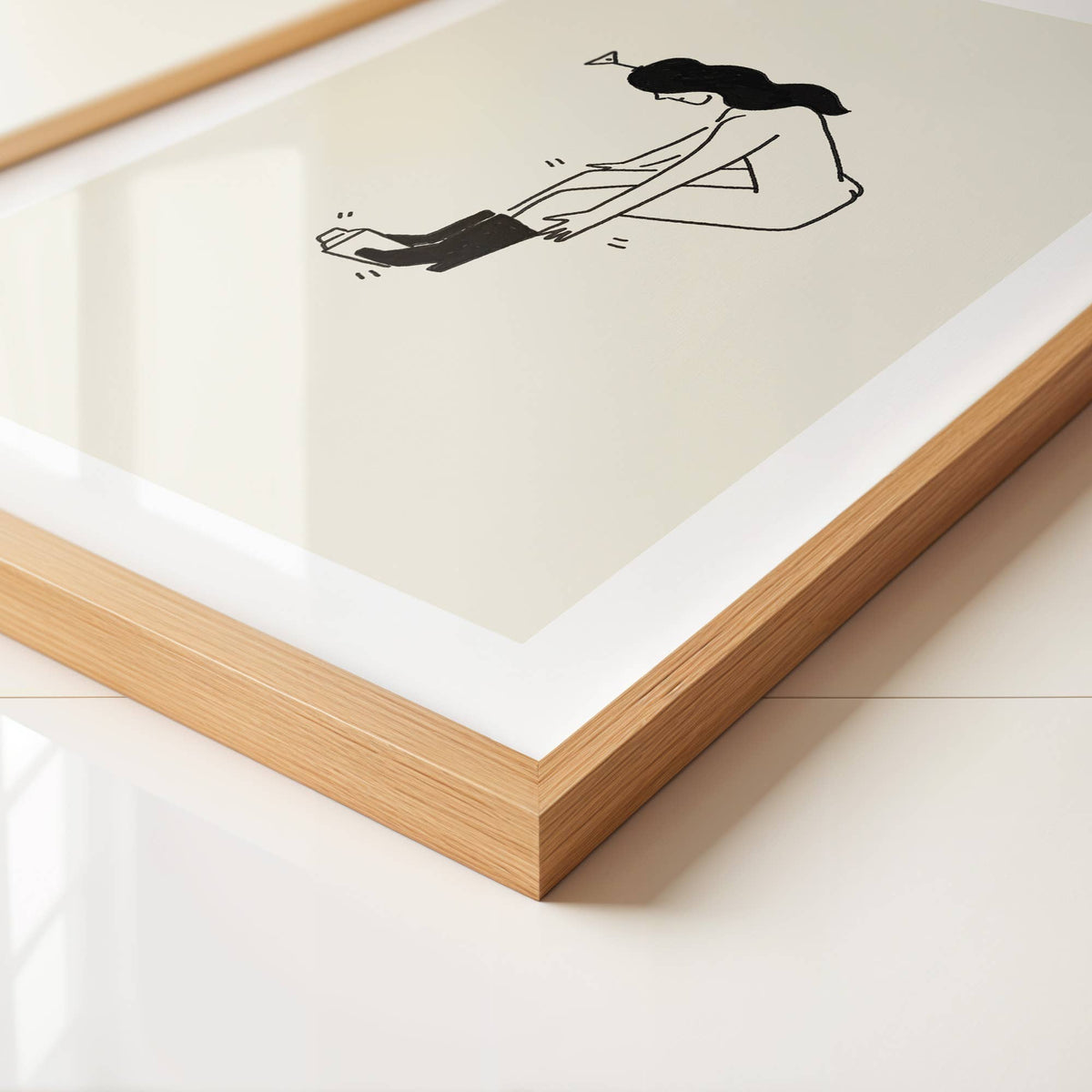 "Party Trick" Minimal Martini Cocktail Art Print