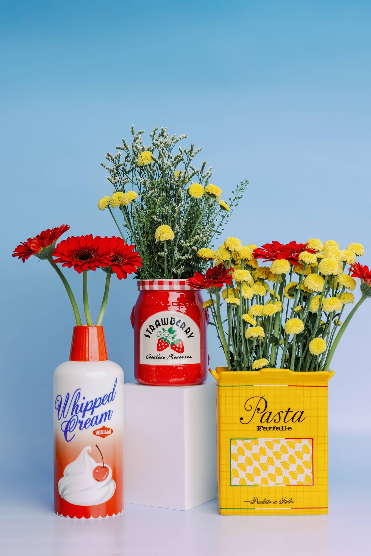 Strawberry Jam Ceramic Vase