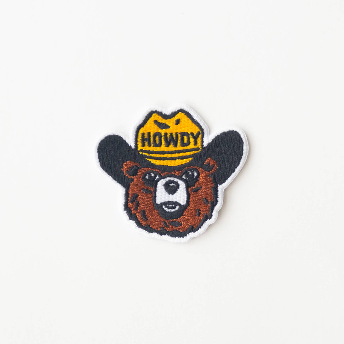 Howdy the Bear Embroidered Iron on Patch