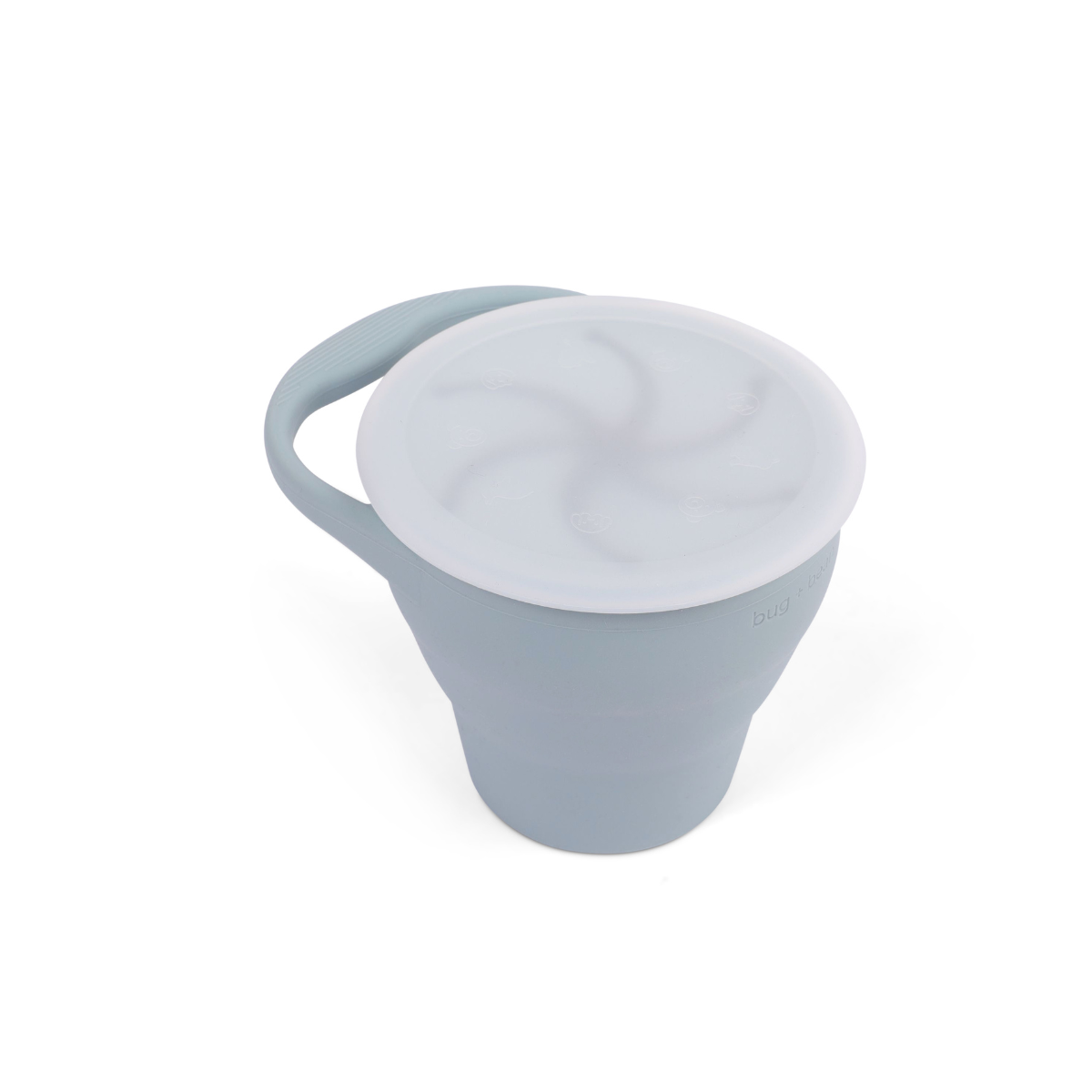 Foldable Silicone Snack Cup | Cloud (Blue)