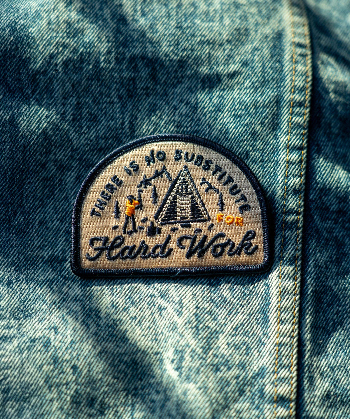 There is No Substitute for Hard Work Embroidered Patch