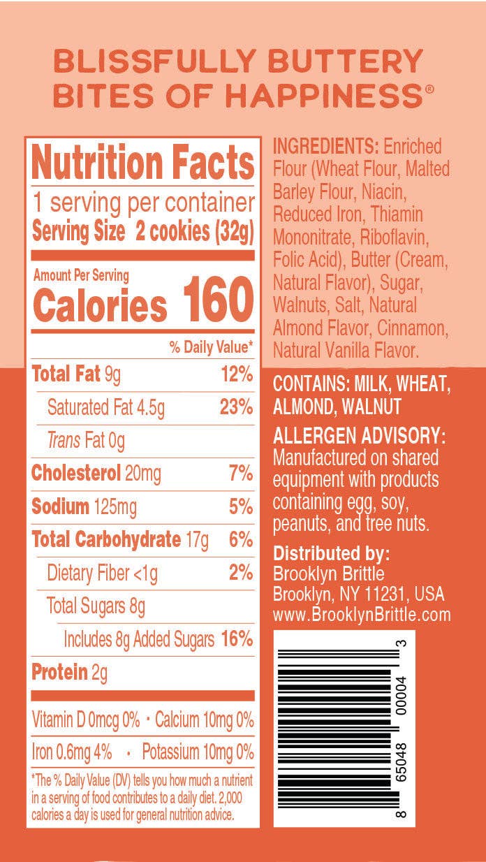 Cinnamon Walnut Snack Pack - Grab & Go