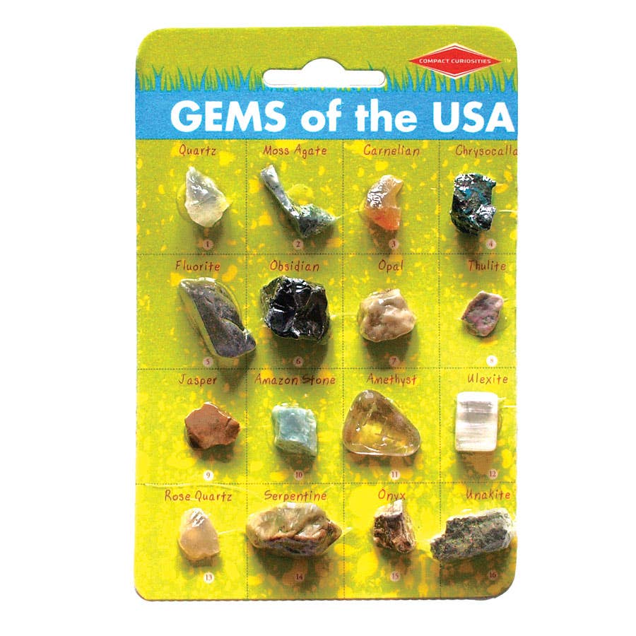 Gems of the USA | 
Compact Curiosities Gem Collection