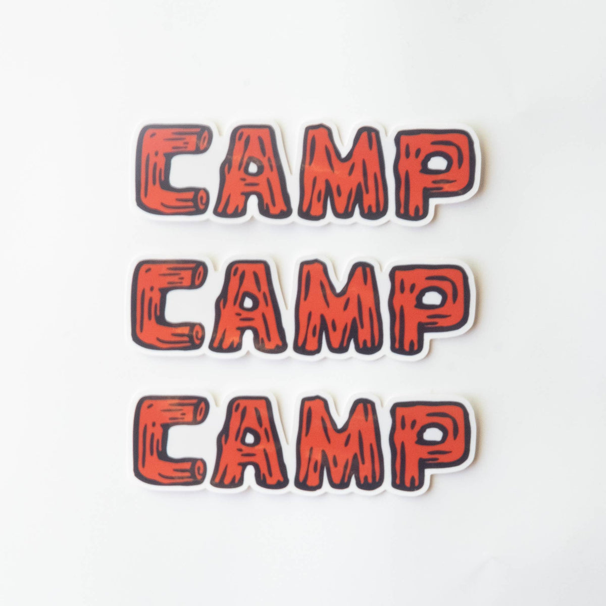 CAMP Vinyl Sticker - Tree Branch Letters