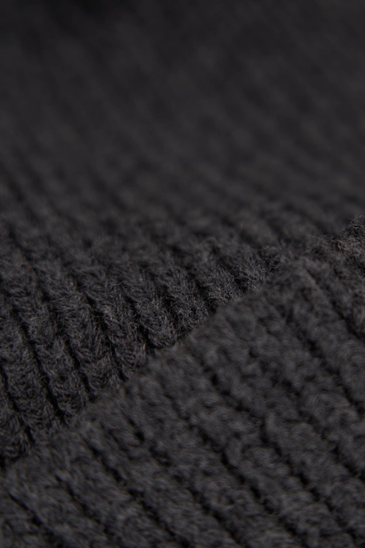 Charcoal Beanie Merino Wool