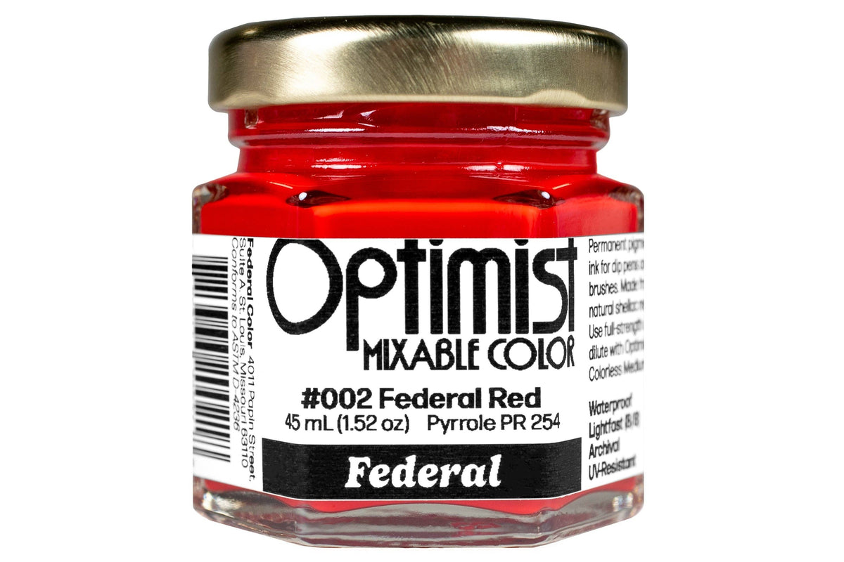 Optimist Pigment Ink, #002 Federal Red