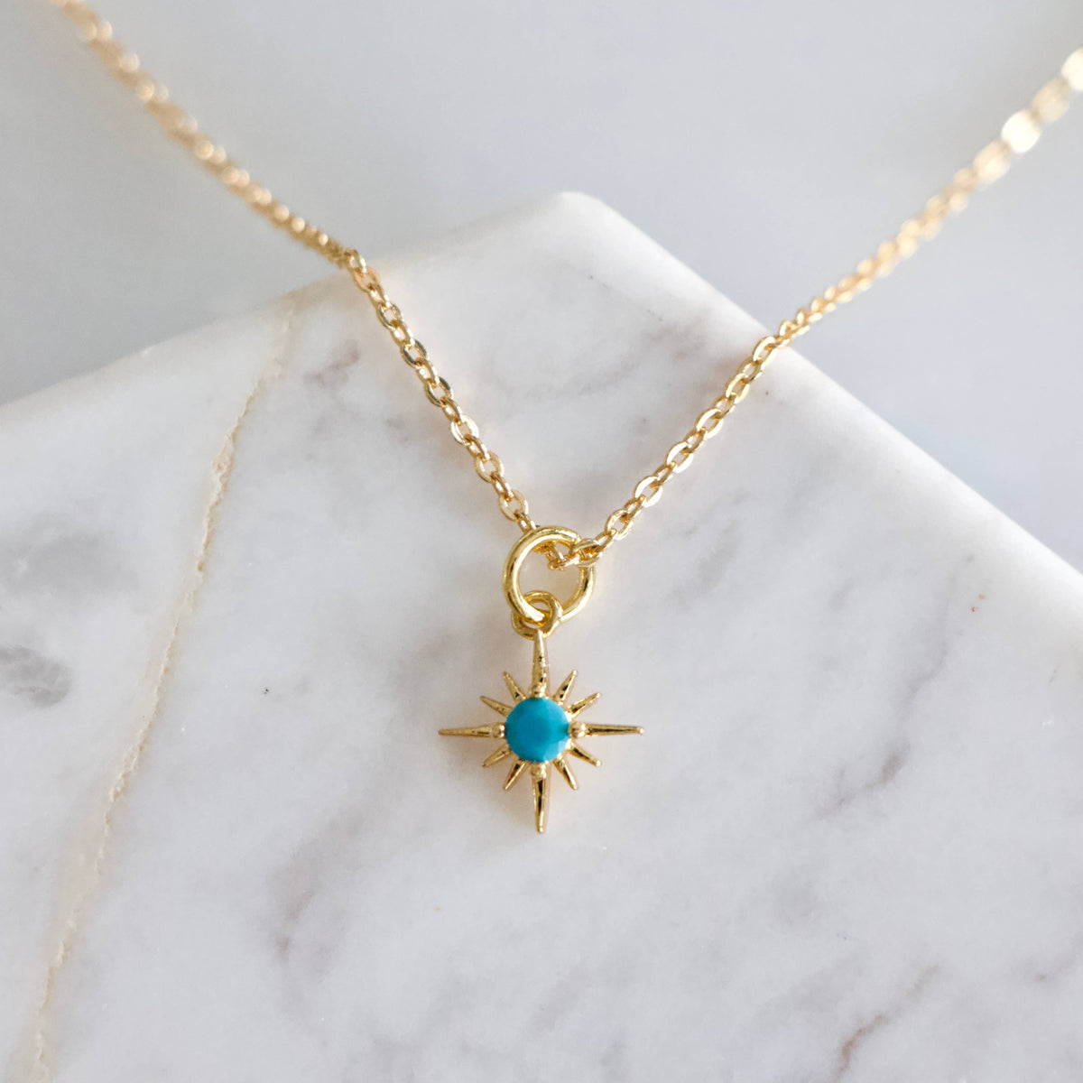 Turquoise North Star Necklace